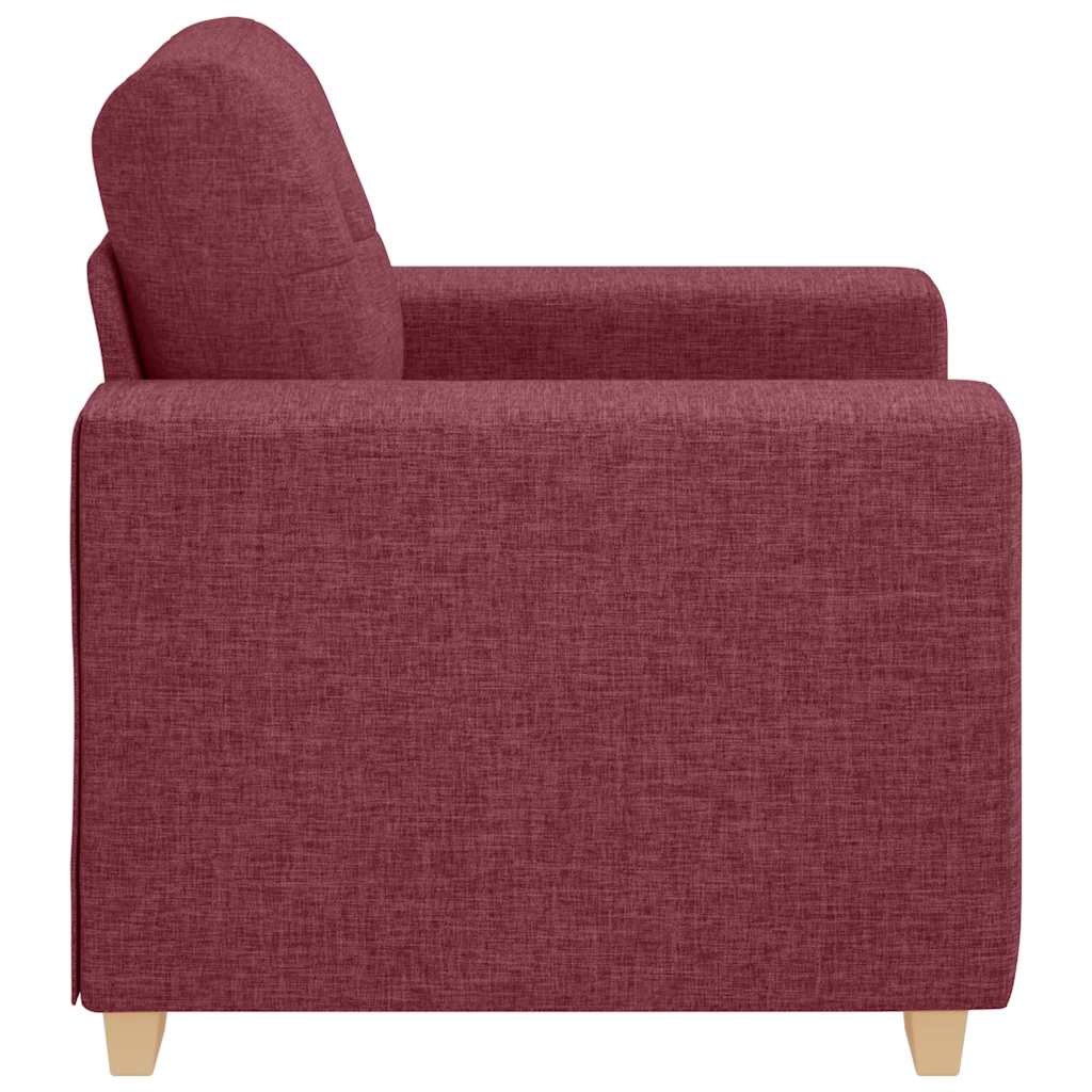 Sofa-Sessel Weinrot 60 cm Stoff
