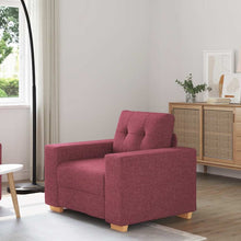 Sofa-Sessel Weinrot 60 cm Stoff