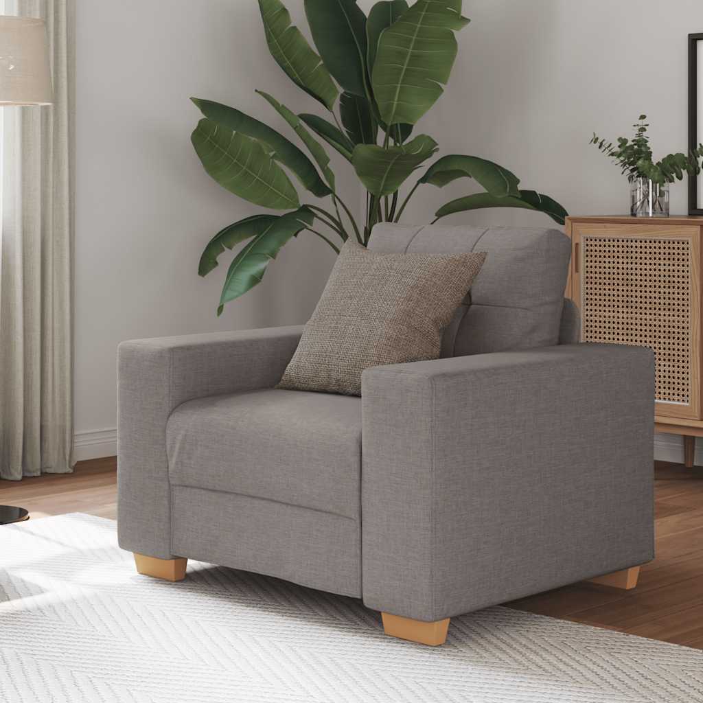 Sofasessel Taupe 60 cm Stoff