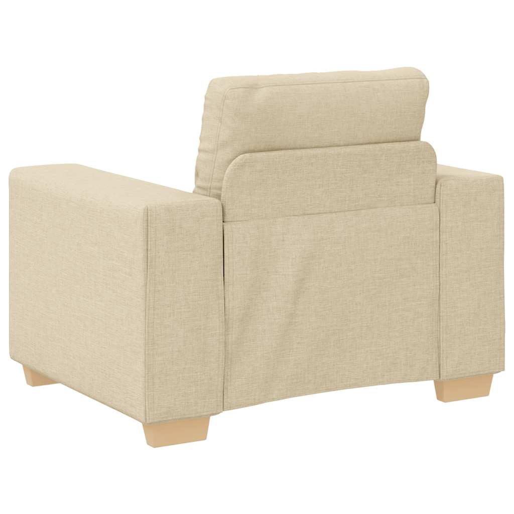 Sofa-Sessel Creme 60 cm Stoff