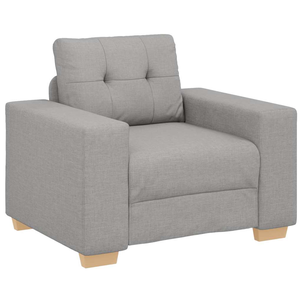 Sofa-Sessel Wolkengrau 60 cm Stoff