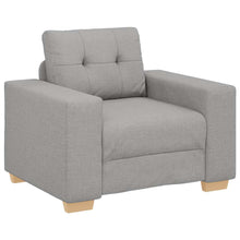 Sofa-Sessel Wolkengrau 60 cm Stoff