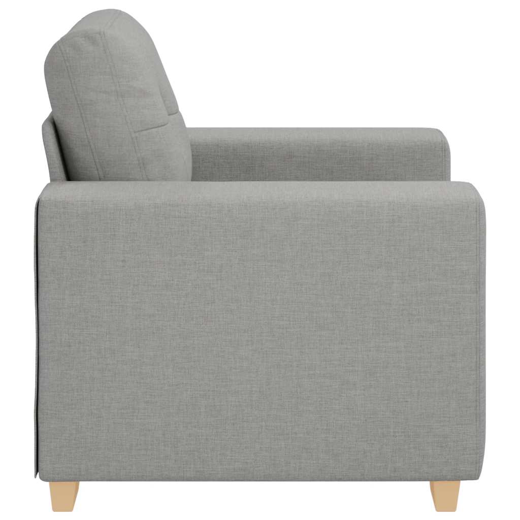 Sofa-Sessel Wolkengrau 60 cm Stoff