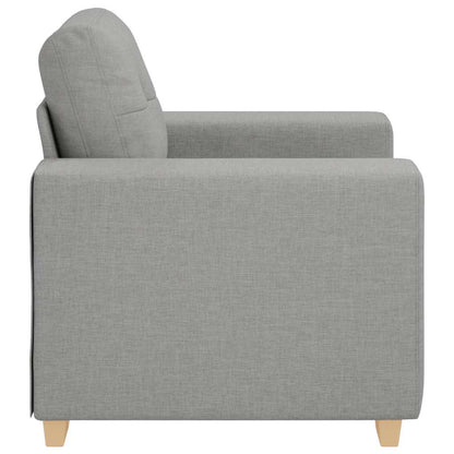 Sofa-Sessel Wolkengrau 60 cm Stoff