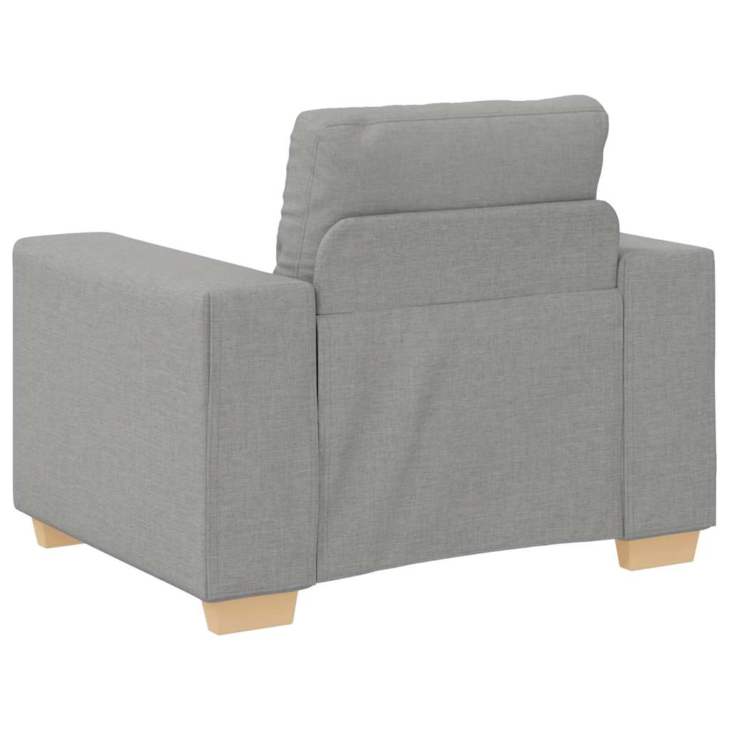 Sofa-Sessel Wolkengrau 60 cm Stoff