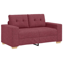 Loveseat-Sofa Weinrot 120 cm Stoff