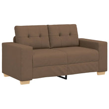 Loveseat-Sofa Braun 120 cm Stoff