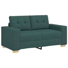 Loveseat Sofa Dunkelgrün 120 cm Stoff