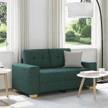 Loveseat Sofa Dunkelgrün 120 cm Stoff