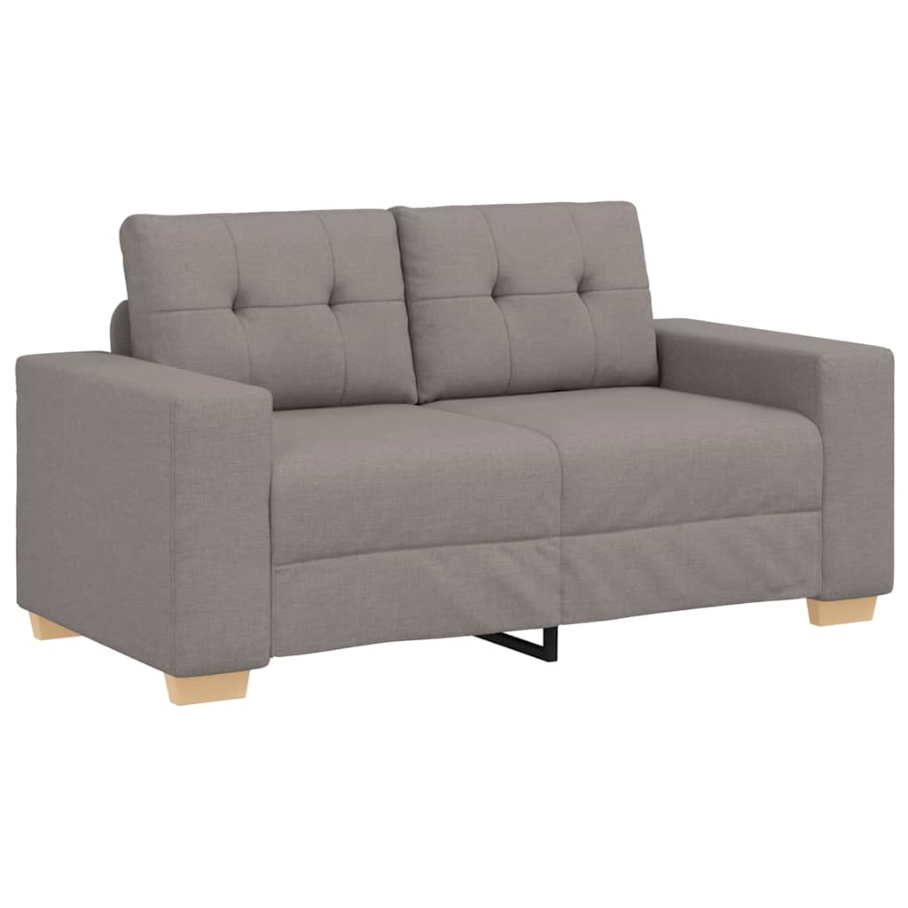 Loveseat-Sofa Taupe 120 cm Stoff