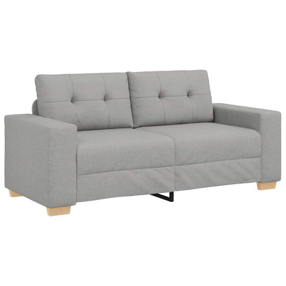 Loveseat-Sofa Wolkengrau 140 cm Stoff