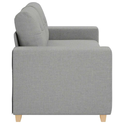 Loveseat-Sofa Wolkengrau 140 cm Stoff