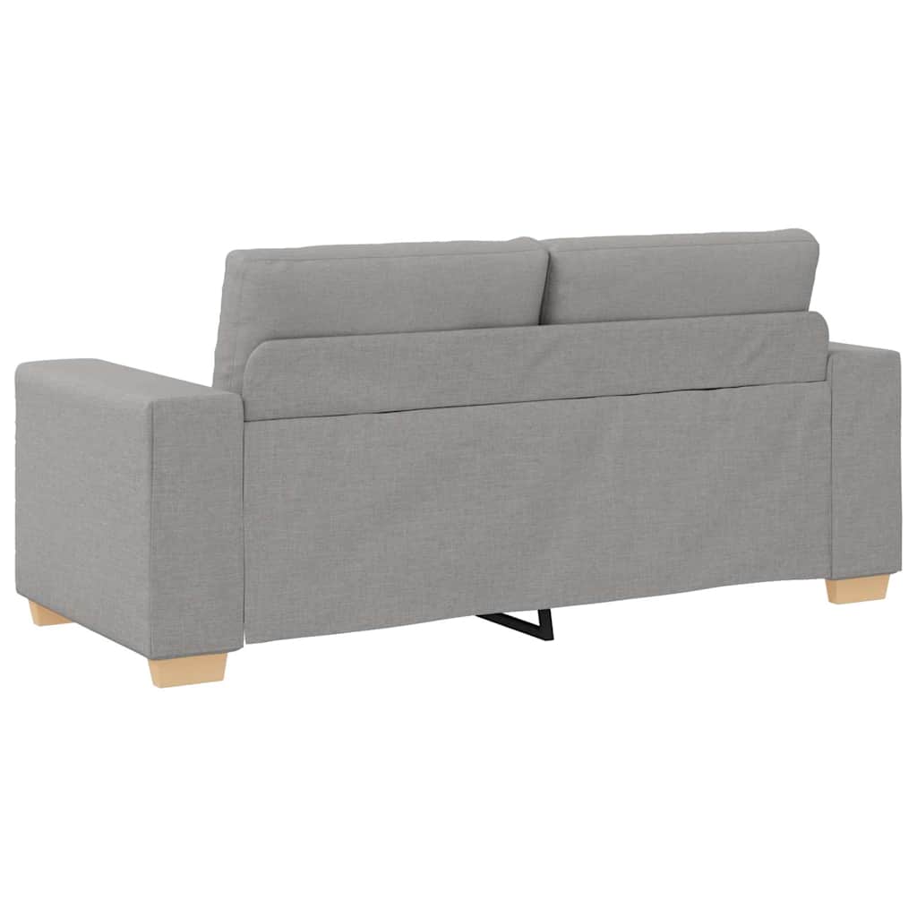 Loveseat-Sofa Wolkengrau 140 cm Stoff
