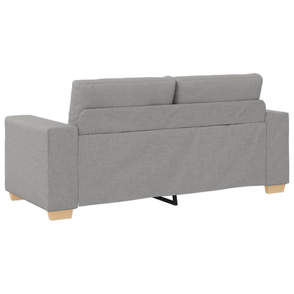 Loveseat-Sofa Wolkengrau 140 cm Stoff
