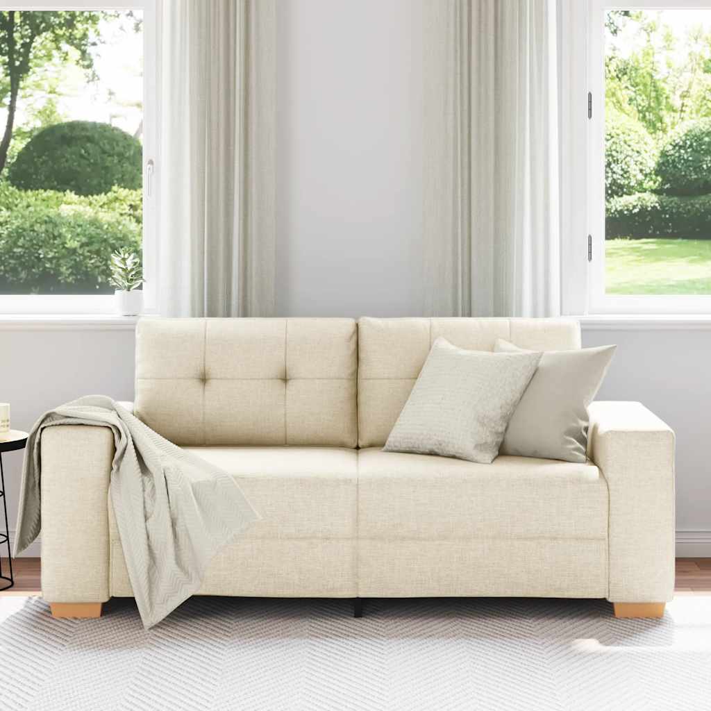 Loveseat-Sofa Leinen 140 cm