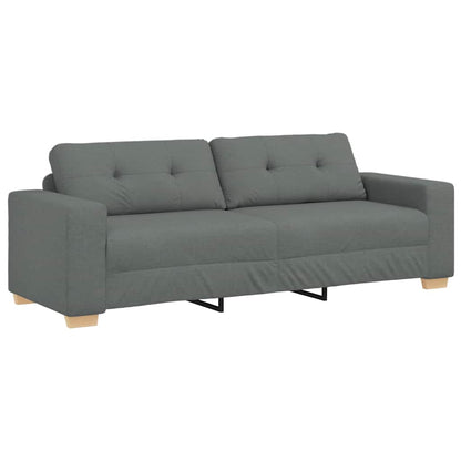 3-Sitzer-Sofa Dunkelgrau 180 cm Stoff
