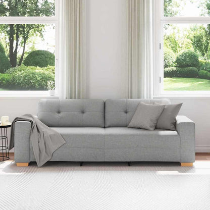 3-Sitzer-Sofa Wolkengrau 180 cm Stoff