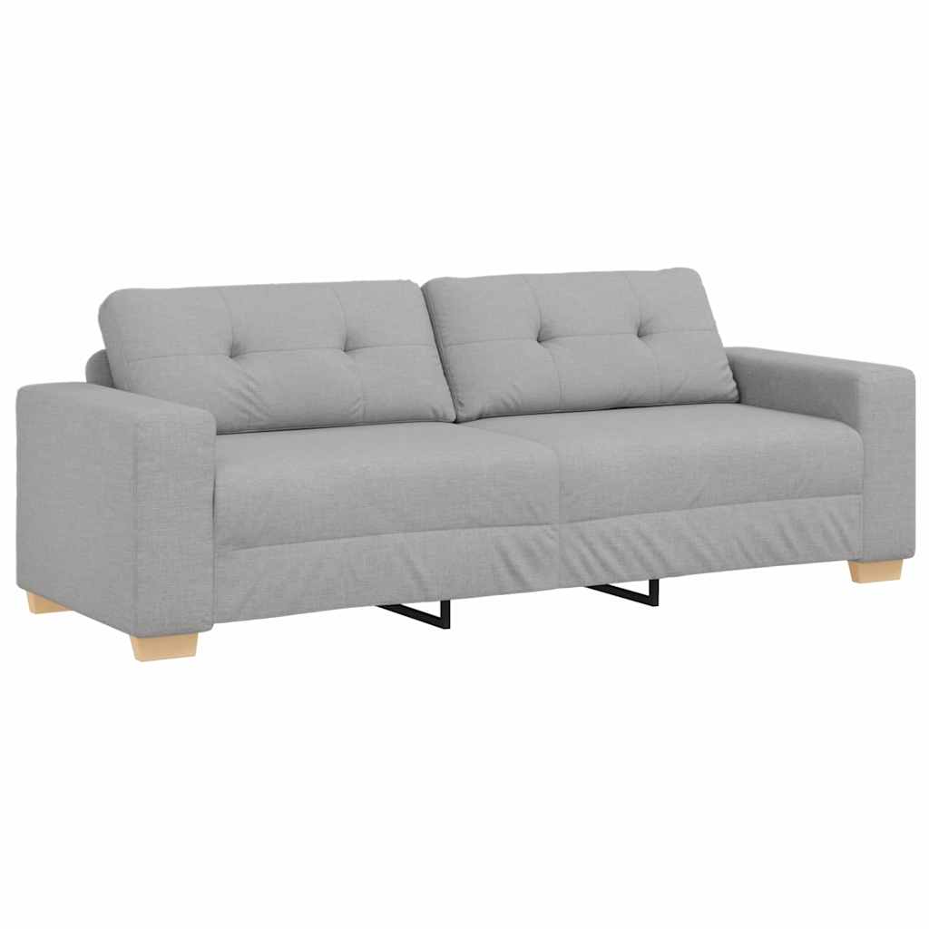 3-Sitzer-Sofa Wolkengrau 180 cm Stoff