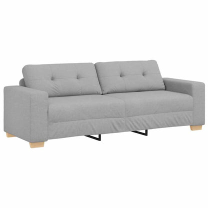 3-Sitzer-Sofa Wolkengrau 180 cm Stoff