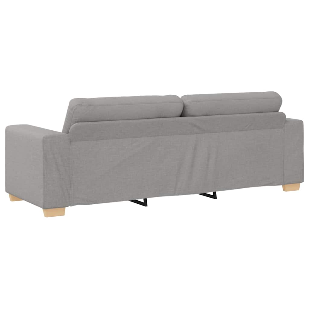 3-Sitzer-Sofa Wolkengrau 180 cm Stoff