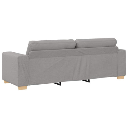 3-Sitzer-Sofa Wolkengrau 180 cm Stoff
