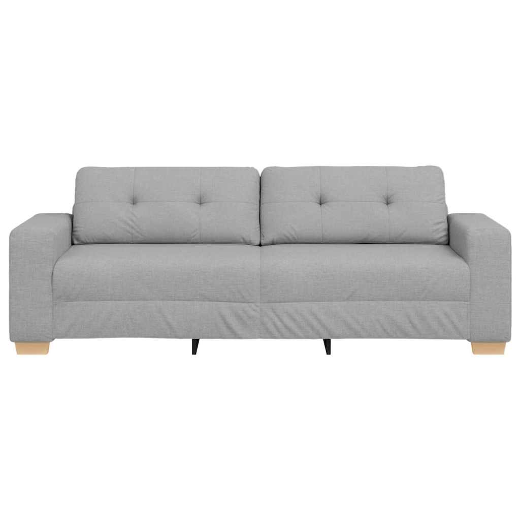 3-Sitzer-Sofa Wolkengrau 180 cm Stoff