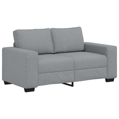 2-Sitzer-Sofa Hellgrau 120 cm Stoff
