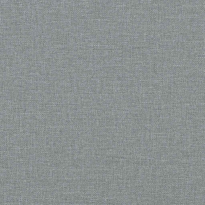 2-Sitzer-Sofa Hellgrau 120 cm Stoff