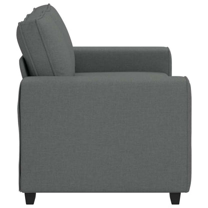 2-Sitzer-Sofa Dunkelgrau 120 cm Stoff
