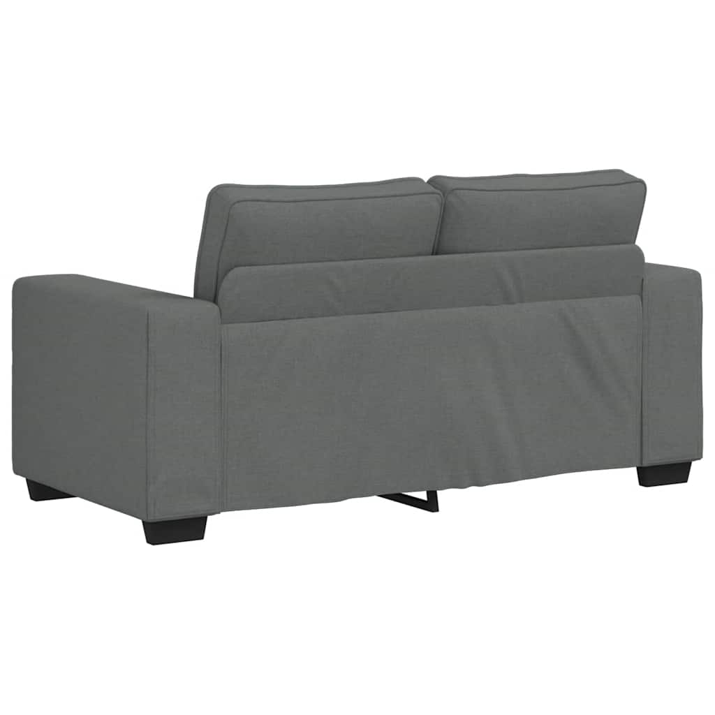 2-Sitzer-Sofa Dunkelgrau 120 cm Stoff