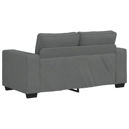 2-Sitzer-Sofa Dunkelgrau 120 cm Stoff