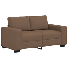 2-Sitzer-Sofa Braun 120 cm Stoff