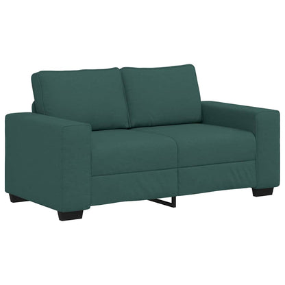 2-Sitzer-Sofa Dunkelgrün 120 cm Stoff