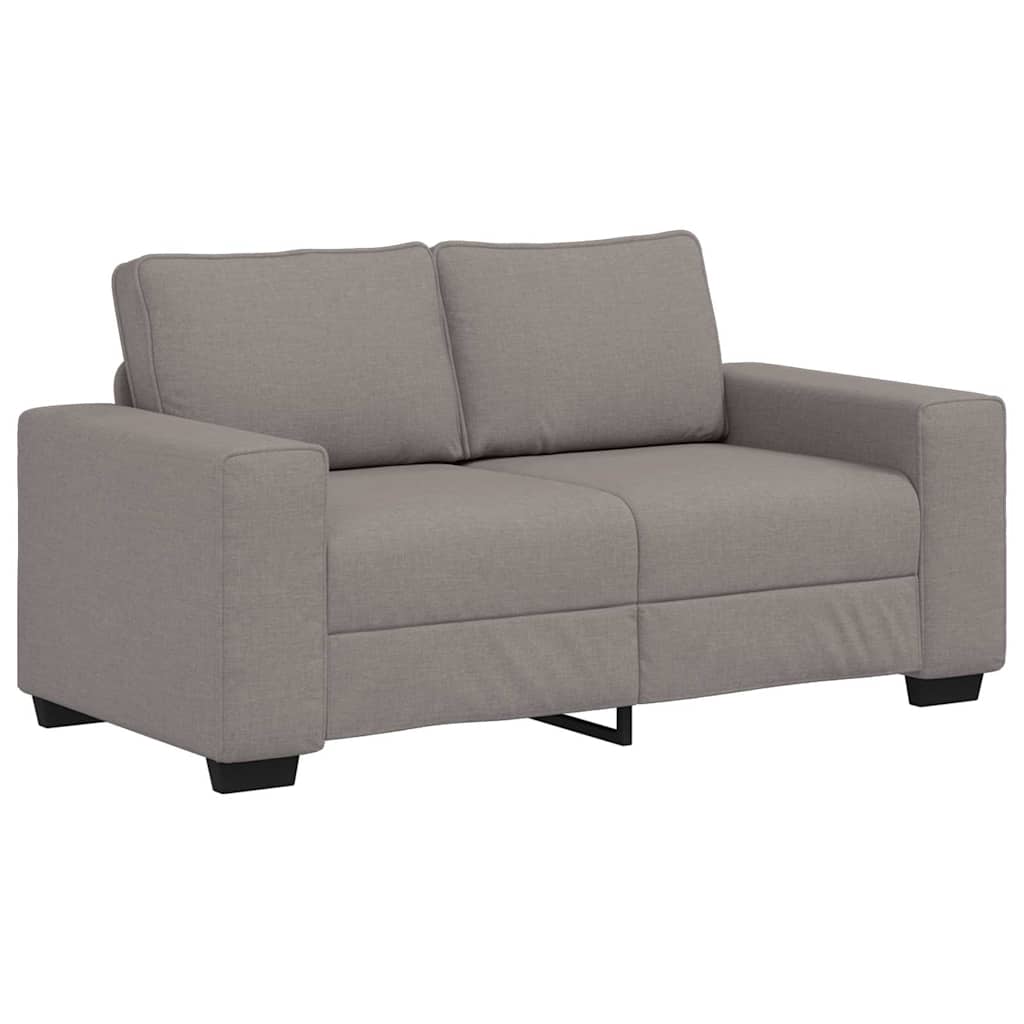 2-Sitzer-Sofa Taupe 120 cm Stoff