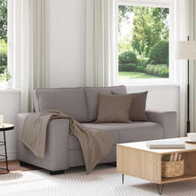 2-Sitzer-Sofa Taupe 120 cm Stoff