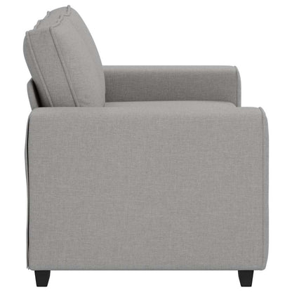 2-Sitzer-Sofa Wolkengrau 120 cm Stoff