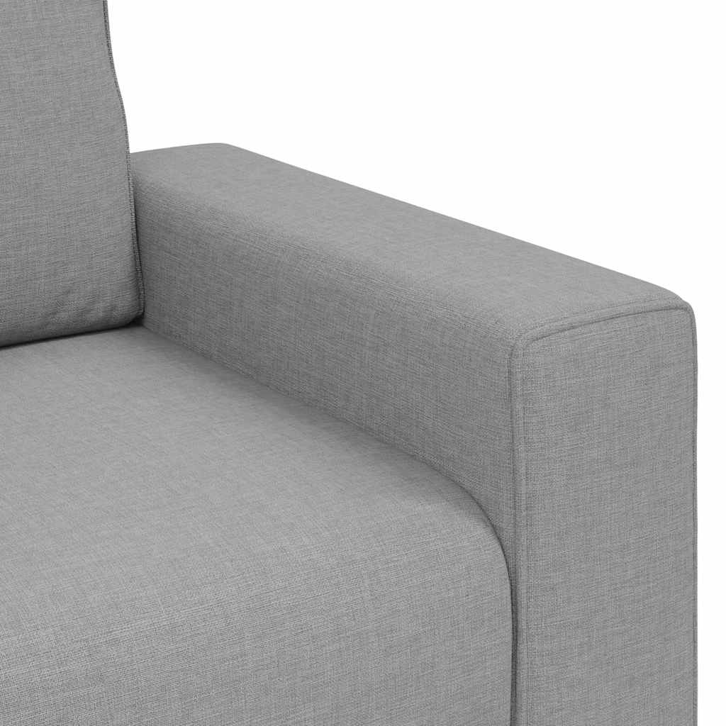 2-Sitzer-Sofa Wolkengrau 120 cm Stoff