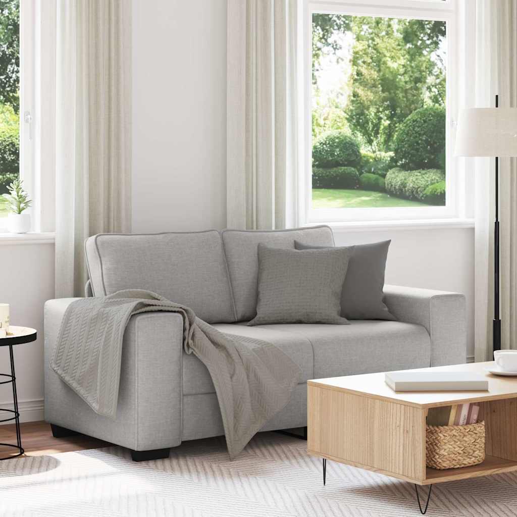 2-Sitzer-Sofa Wolkengrau 120 cm Stoff