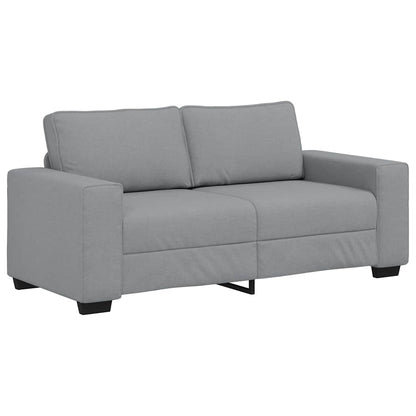 2-Sitzer-Sofa Hellgrau 140 cm Stoff