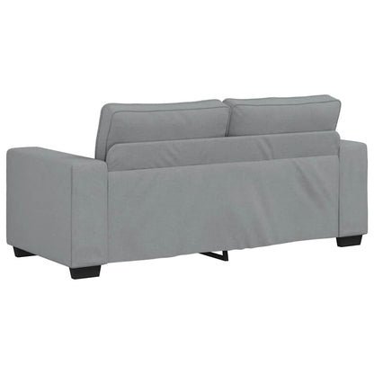 2-Sitzer-Sofa Hellgrau 140 cm Stoff