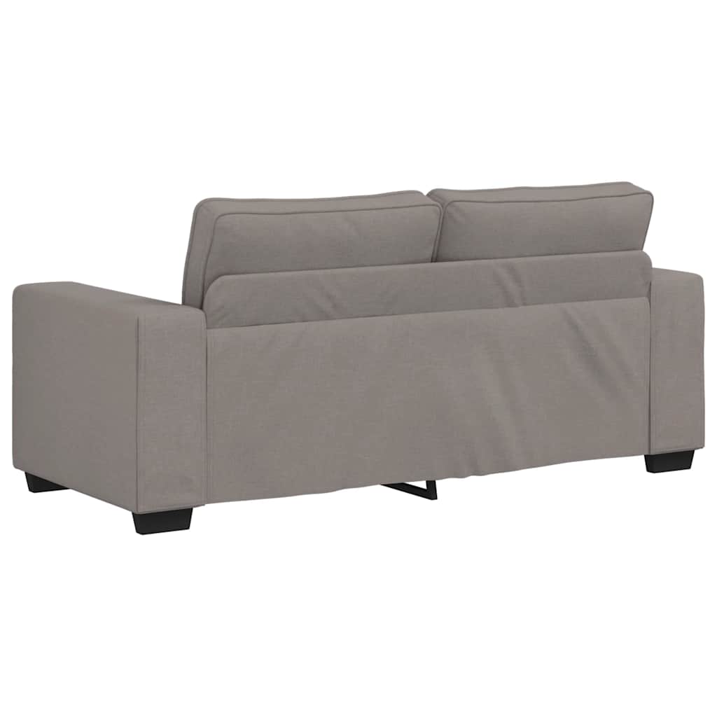 2-Sitzer-Sofa Taupe 140 cm Stoff