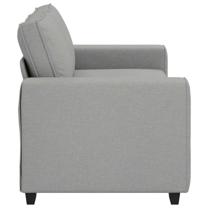 2-Sitzer-Sofa Wolkengrau 140 cm Stoff