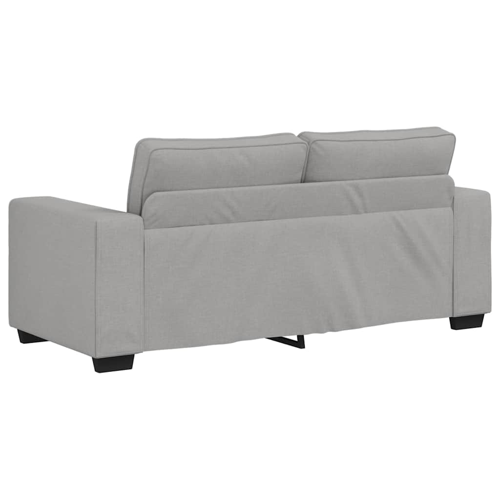 2-Sitzer-Sofa Wolkengrau 140 cm Stoff