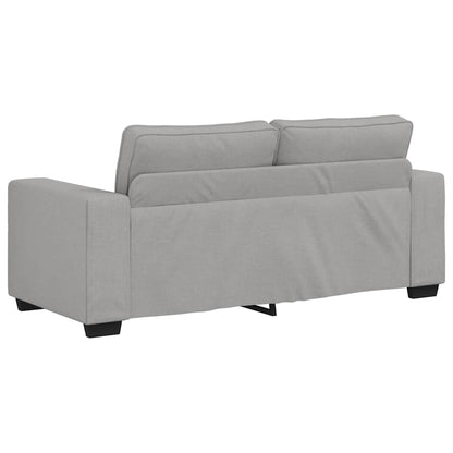 2-Sitzer-Sofa Wolkengrau 140 cm Stoff