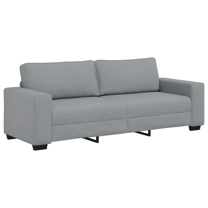 3-Sitzer-Sofa Hellgrau 180 cm Stoff
