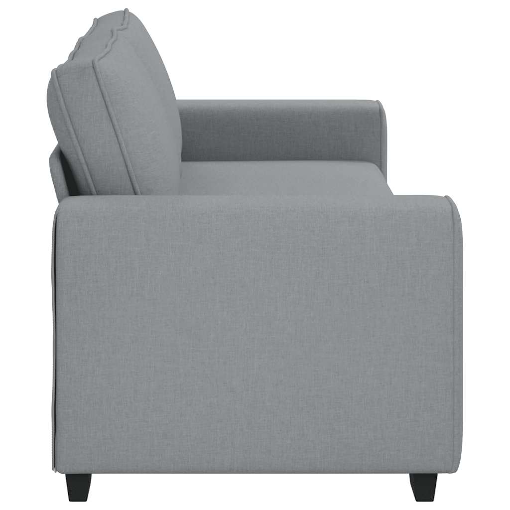 3-Sitzer-Sofa Hellgrau 180 cm Stoff