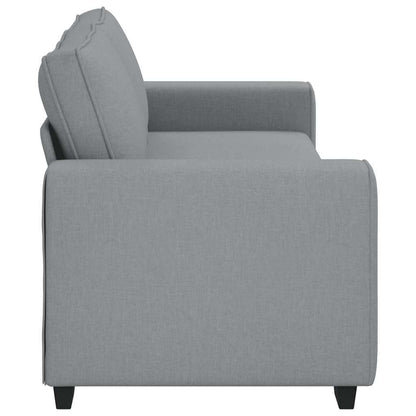 3-Sitzer-Sofa Hellgrau 180 cm Stoff