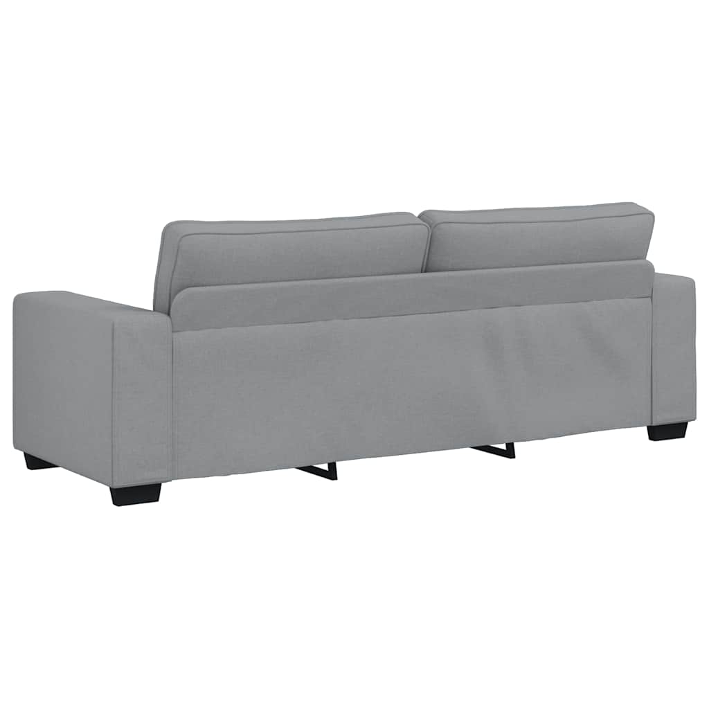 3-Sitzer-Sofa Hellgrau 180 cm Stoff