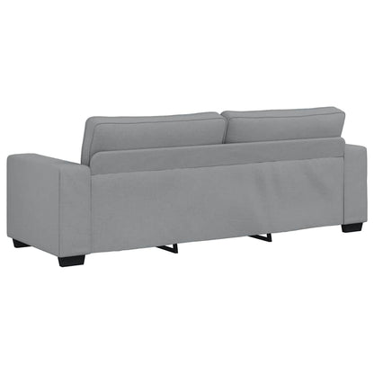 3-Sitzer-Sofa Hellgrau 180 cm Stoff