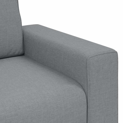 3-Sitzer-Sofa Hellgrau 180 cm Stoff